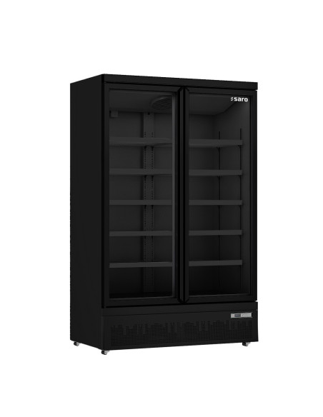 Kylskåp med 2 glasdörrar, modell GTK 1000 PRO - svart