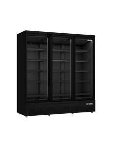 Kylskåp med 3 glasdörrar, modell GTK 1530 S PRO - svart