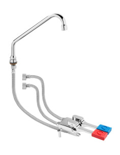 Kran fotpedal - kall-/varmvattenset modell THEA
