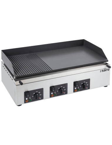 Stekplatta modell GPK 810 1/3 räfflad 2/3 slät