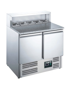 Pizzabord, 2 dörrar, med bordsskiva, modell EPS 900