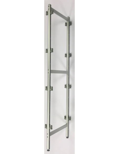 Mittsektion i aluminium för 373 djup / höjd 1700 mm