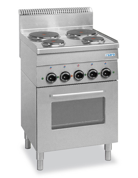 Elspis med elektrisk ugn, 4 plattor 600 Line golvmodell E4F6