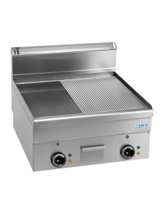 Elektrisk grillplatta 1/2 slät 1/2 räfflad bord modell EFT66LR