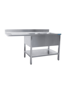 Diskho mitten 2 handfat höger - B 1800 x D 600 mm