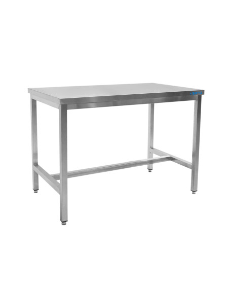 Bord i rostfritt stål utan stativ - B 2000 x D 700 mm