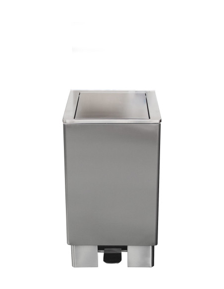 Soptunna i rostfritt stål 60 liter, modell Apollo