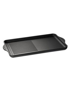 Eurolux Premium grillplatta 43 x 28 x 2,5 cm, halvräfflad
