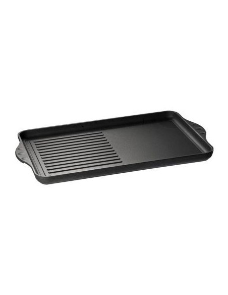 Eurolux Premium grillplatta 43 x 28 x 2,5 cm, halvräfflad Eurolux Premium grillplatta 43 x 28 x 2,5 cm, halvräfflad