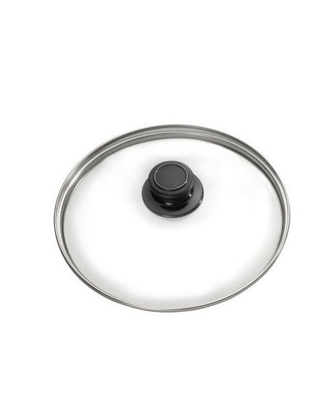 Eurolux säkerhetsglaslock Ø 30 cm, inkl. lockknopp