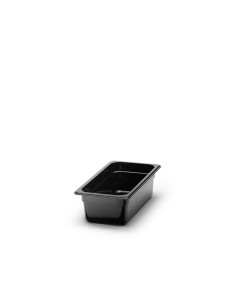 Kantin Gn 1/3-100 Polycarb, Svart