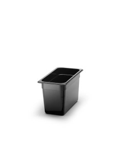 Kantin Gn 1/3-200 Polycarb, Svart