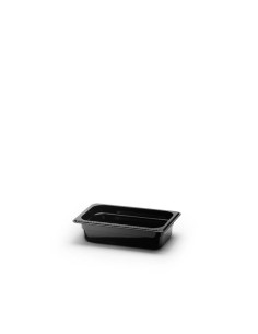 Kantin Gn 1/4-65 Polycarb, Svart