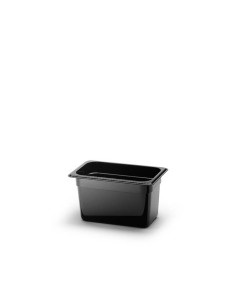 Kantin Gn 1/4-150 Polycarb, Svart