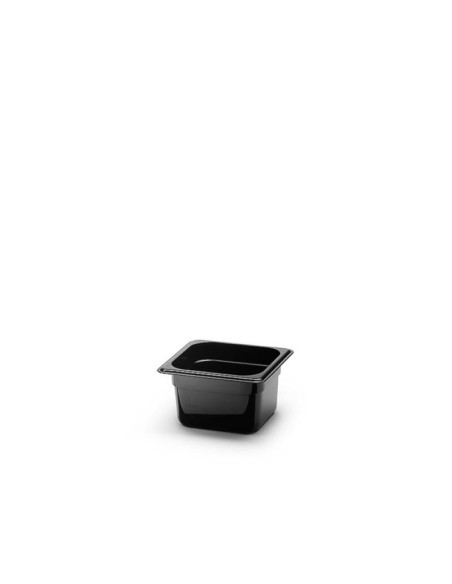 Kantin Gn 1/6-100 Polycarb, Svart