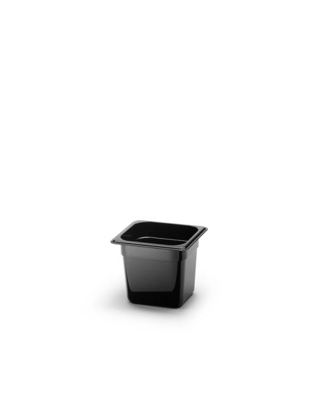 Kantin Gn 1/6-150 Polycarb, Svart