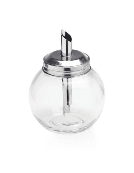 Sockerströare Glas o rostfritt volym 26cl