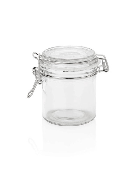 Glasburk med lock 30cl, D8,5cm, H10,5cm
