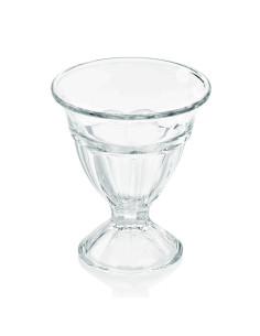 Glass-Skål glas på fot D100mm, H120mm