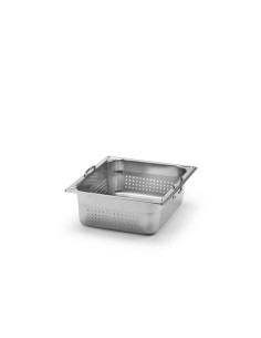 Kantin med handtag  GN 1/2-100  perforerad, rfr