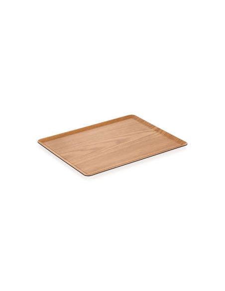 Bricka non slip ljus träimitation
