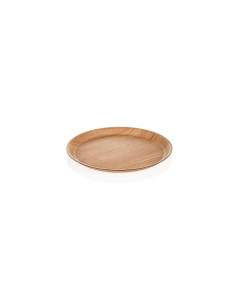 Bricka Non-slip rund D37cm, ljus träimitation