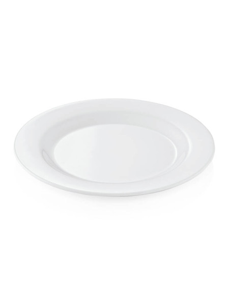 Melamin tallrik vit – Vit