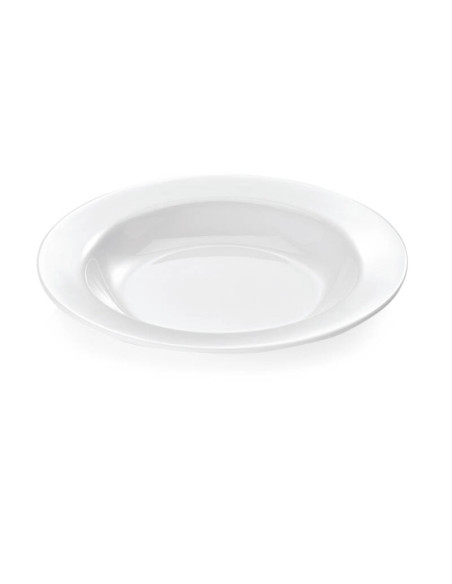 Melamin Tallrik djup D23cm vit