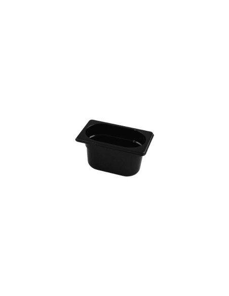 Kantin GN  1/9-100 Polypropen, Svart