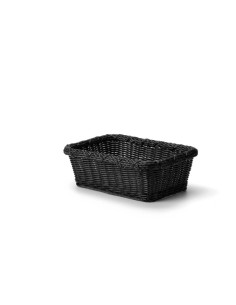 Brödkorg Svart  PP plast.  37,5x28x13Hcm