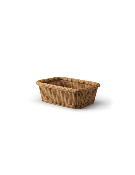 Brödkorg Brun  PP plast. 37,5x28x13Hcm