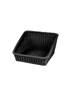 Brödkorg Svart  PP plast, Mått: 43x43xH24/10cm