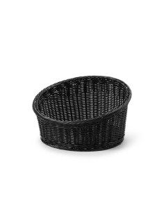 Brödkorg Svart PP plast. rund  D36cm, H20cm