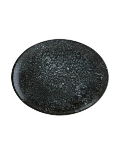 Cosmos Black Oval tallrik 36x28cm