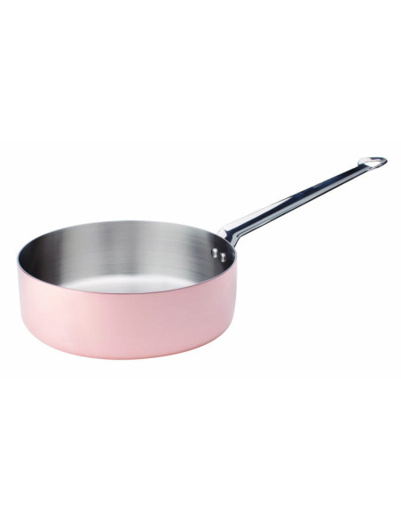 Agnelli Traktörpanna koppar D28cm förtennad