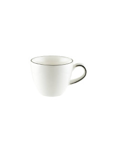RETRO Espressokopp 8cl, Svart kant