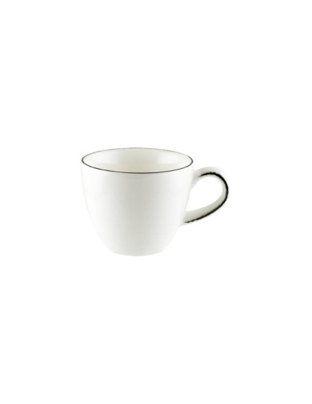 RETRO Espressokopp 8cl, Svart kant