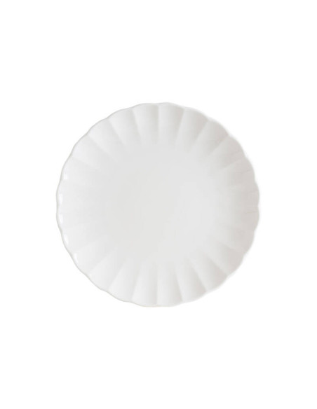 East flat tallrik vit – Vit