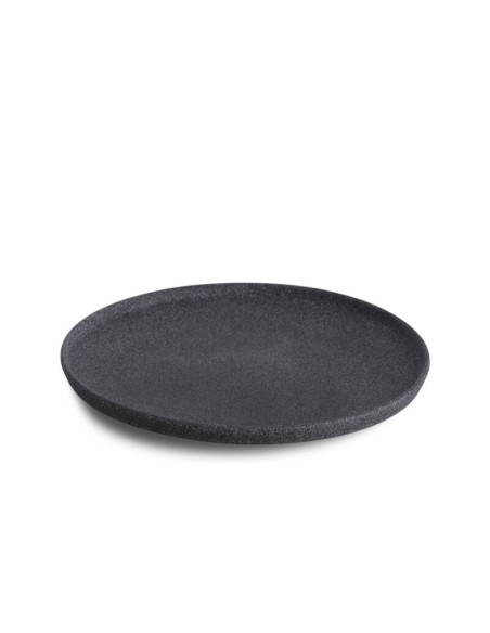 Granit no 4. tallrik svart rå – Svart