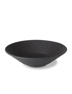 Granit No 9. Skål Hel Svart Rå D27 cm