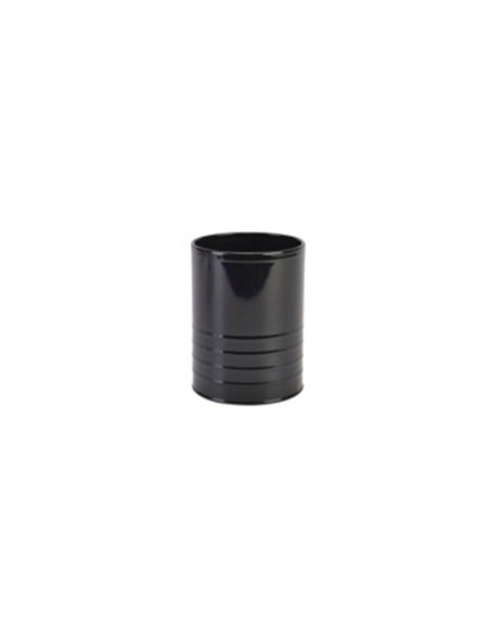 Galvanised steel cup black 1300 ml