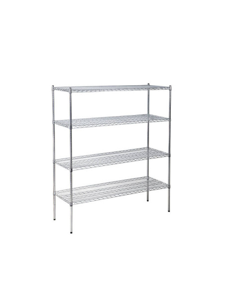 Hyllställning 1060x530xH1880 krom