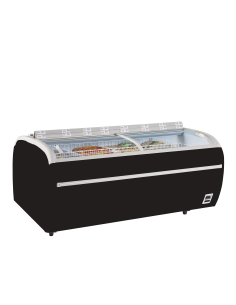 Svart frysbox stormarknad - TWIN 220B-F