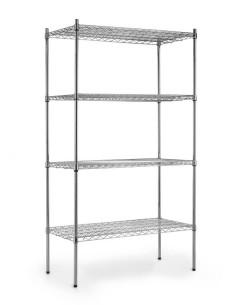 Hyllstolpe Höjd 1880mm kromad 4-pack
