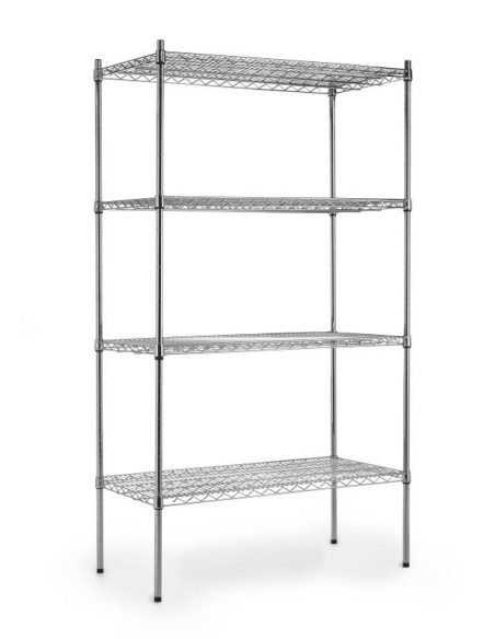 Hyllstolpe Höjd 1880mm kromad 4-pack