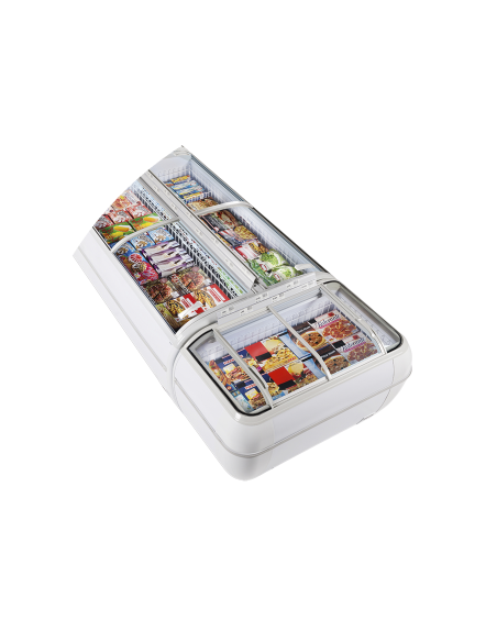 Svart kyl-/frysbox stormarknad - TWIN 220B-CF