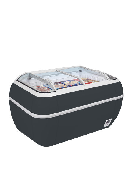 Antracit frysbox stormarknad - TWIN HEAD A-F