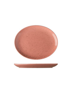 Lifestyle tallrik oval terracotta