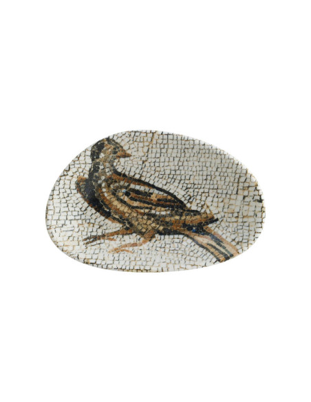 MESOPOTAMIA  Oval skål d15cm Fågel