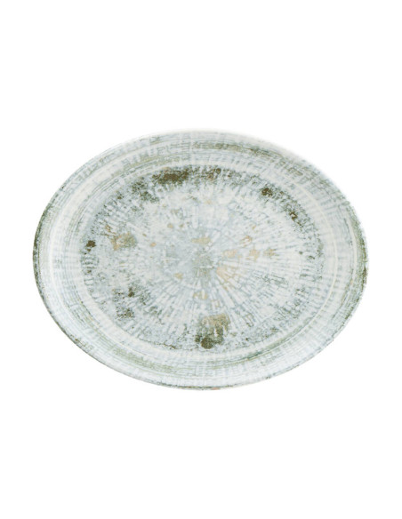 ODETTE OLIV Oval tallrik 36x28cm